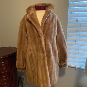 Faux Fur Vintage Coat